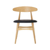 TELYN Dining Chair - Oak + Black