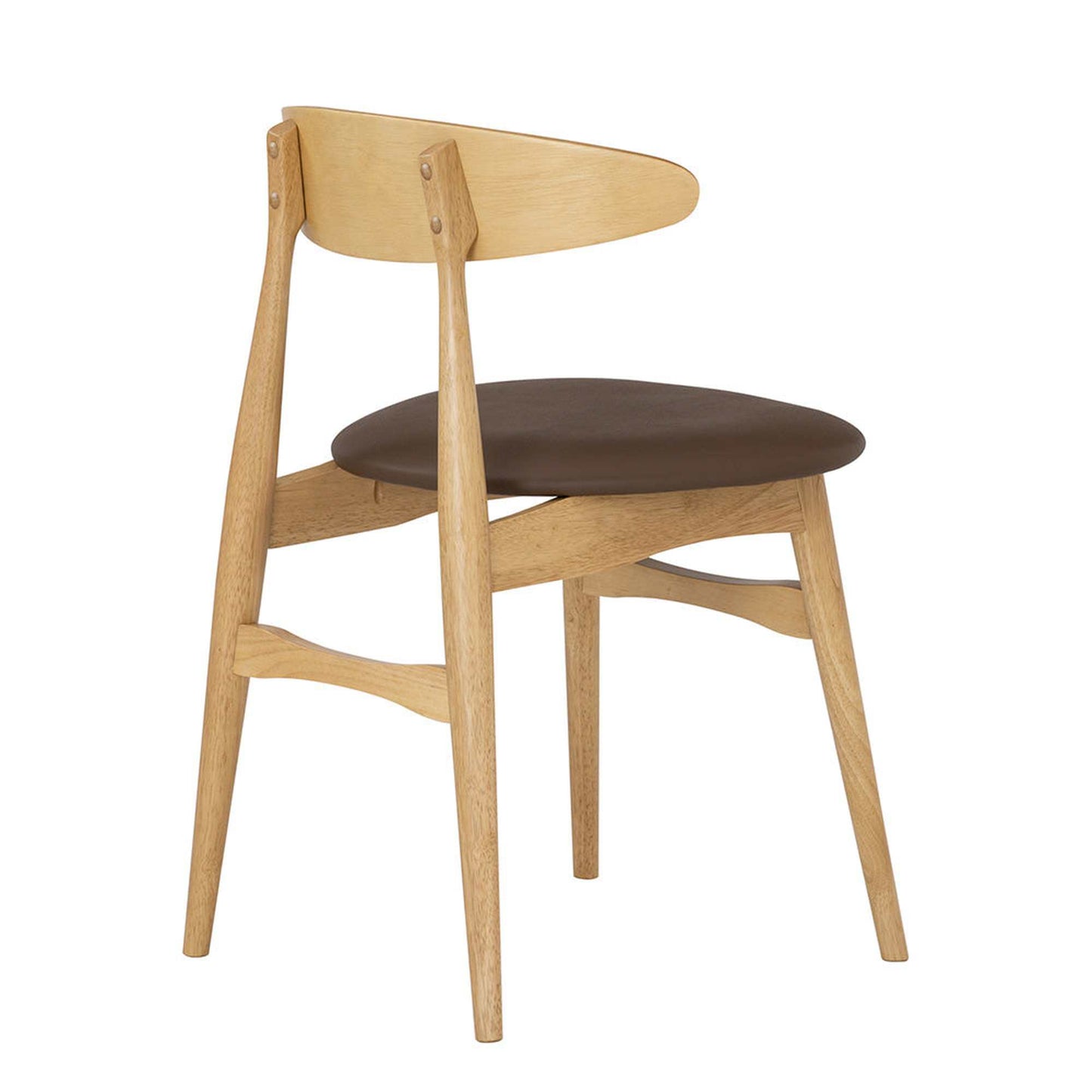 TELYN Dining Chair - Oak + Mocha