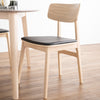 TACY Dining Chair - Natural & Black
