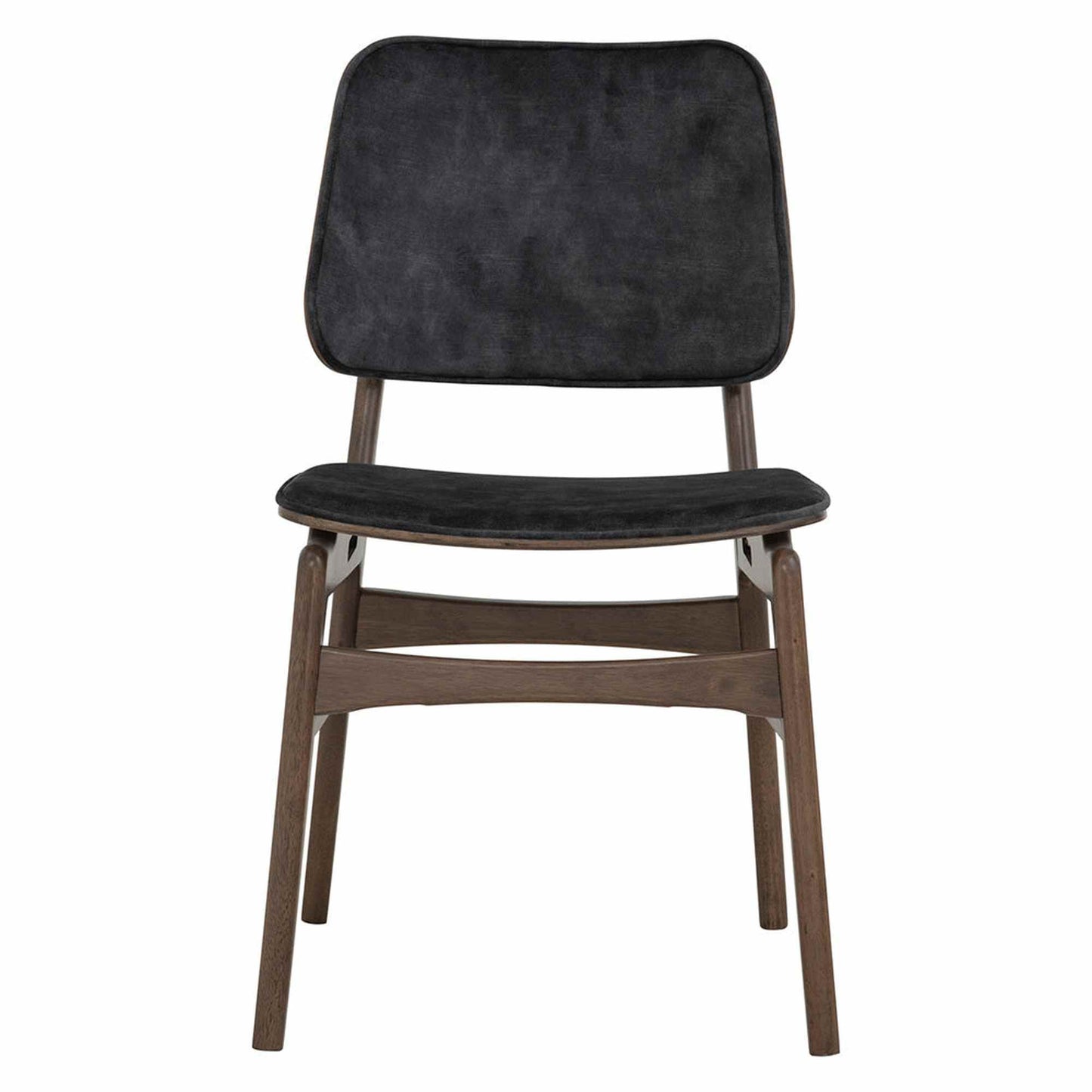 HEATH Dining Chair - Walnut & Charcoal