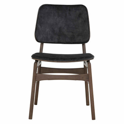 HEATH Dining Chair - Walnut & Charcoal