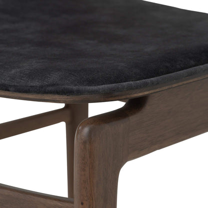 HEATH Dining Chair - Walnut & Charcoal