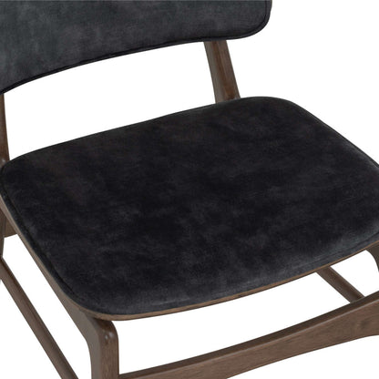 HEATH Dining Chair - Walnut & Charcoal