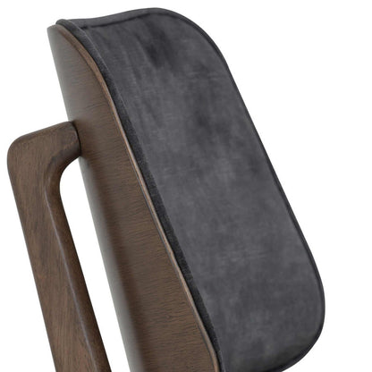 HEATH Dining Chair - Walnut & Charcoal