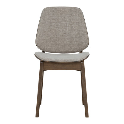 ERZA Dining Chair - Walnut & Grey