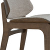ERZA Dining Chair - Walnut & Grey