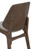ERZA Dining Chair - Walnut & Grey
