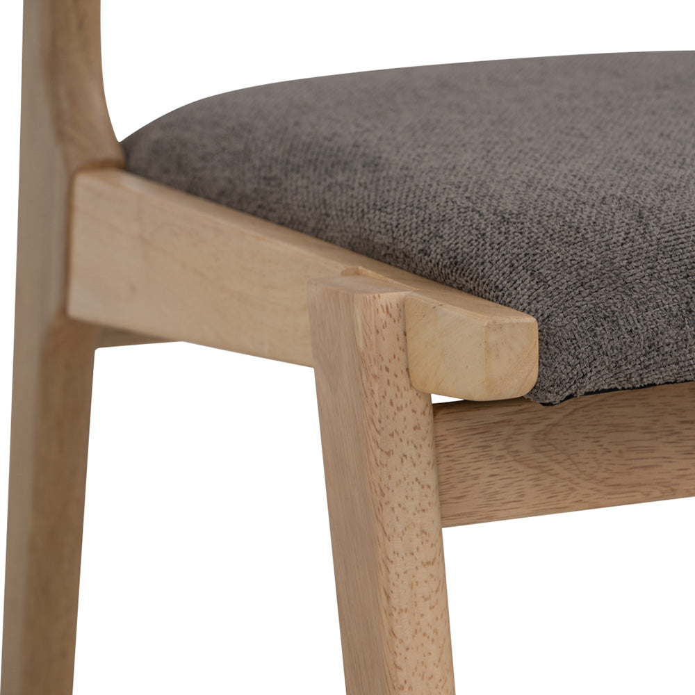 Rufus Dining Chair - Oak & Grey