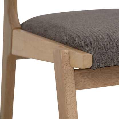 Rufus Dining Chair - Oak & Grey