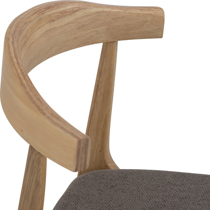 Rufus Dining Chair - Oak & Grey