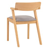 Zola Dining Chair - Oak & Light Grey
