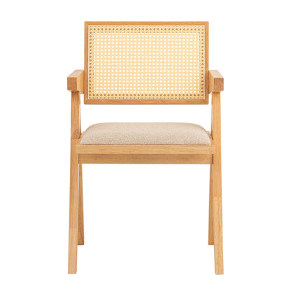 KAIRI Dining Chair - Natural & Rattan