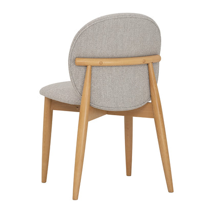 OLSEN Dining Chair - Oak & Beige