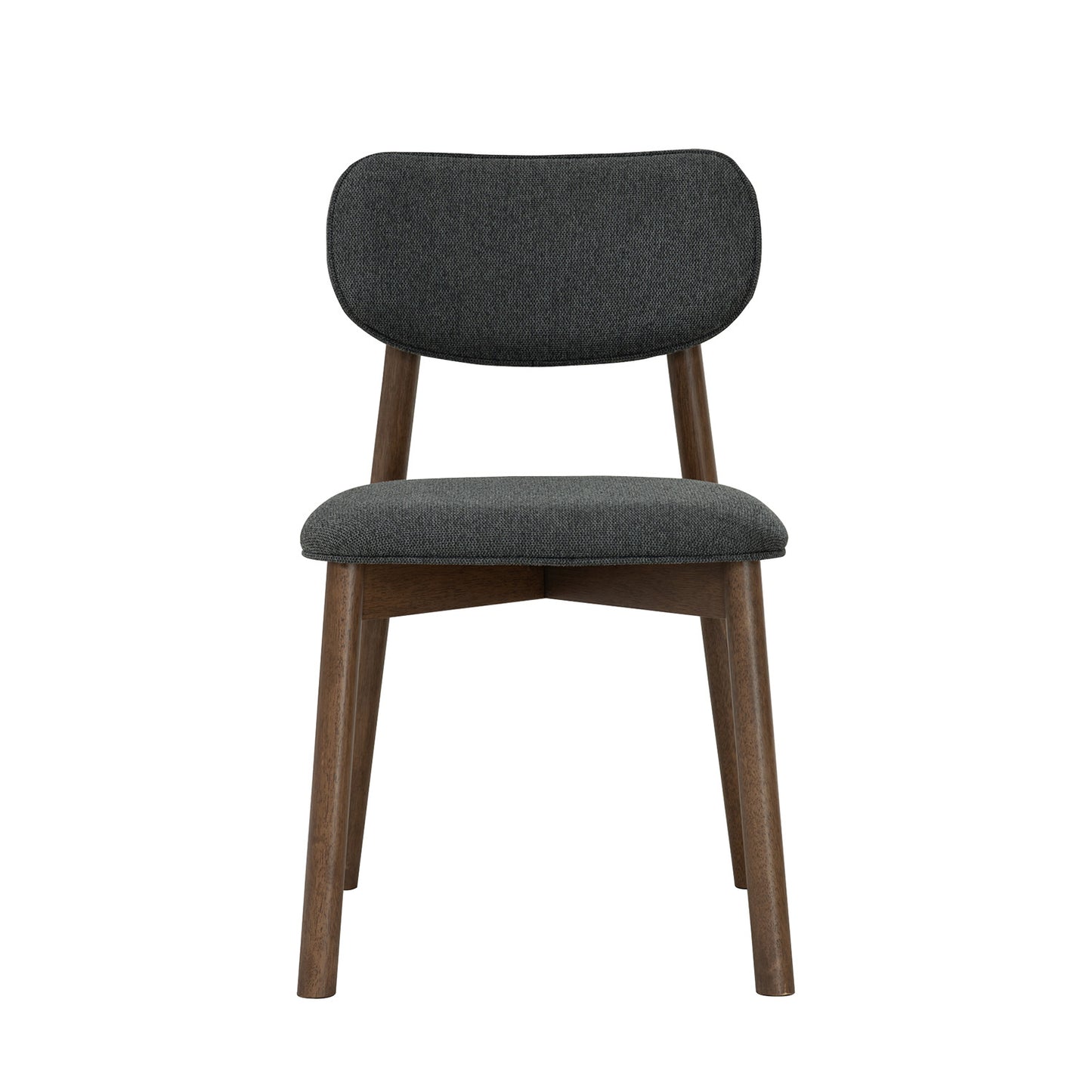 Lucan Dining Chair - Walnut & Grey