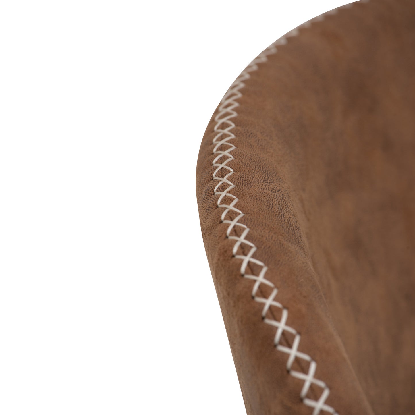 Nenzo Dining Chair - Black & Russett