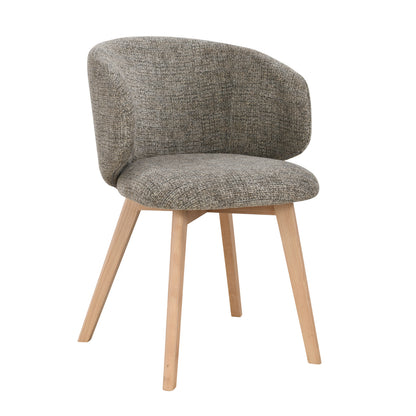 ADORA Dining Chair - Oak & Grey