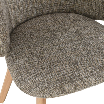 ADORA Dining Chair - Oak & Grey