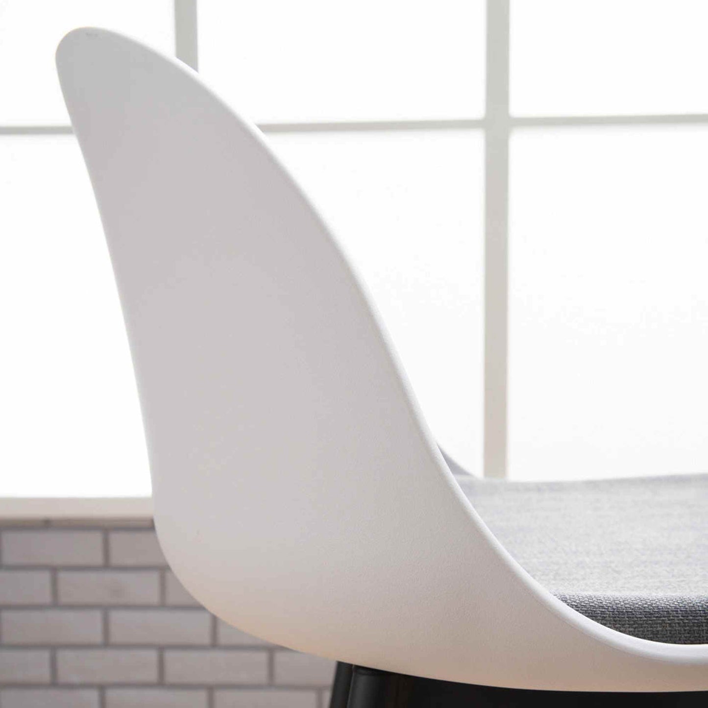 LAXMI Counter Stool - White & Black