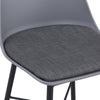 LAXMI Counter Stool - Grey & Black