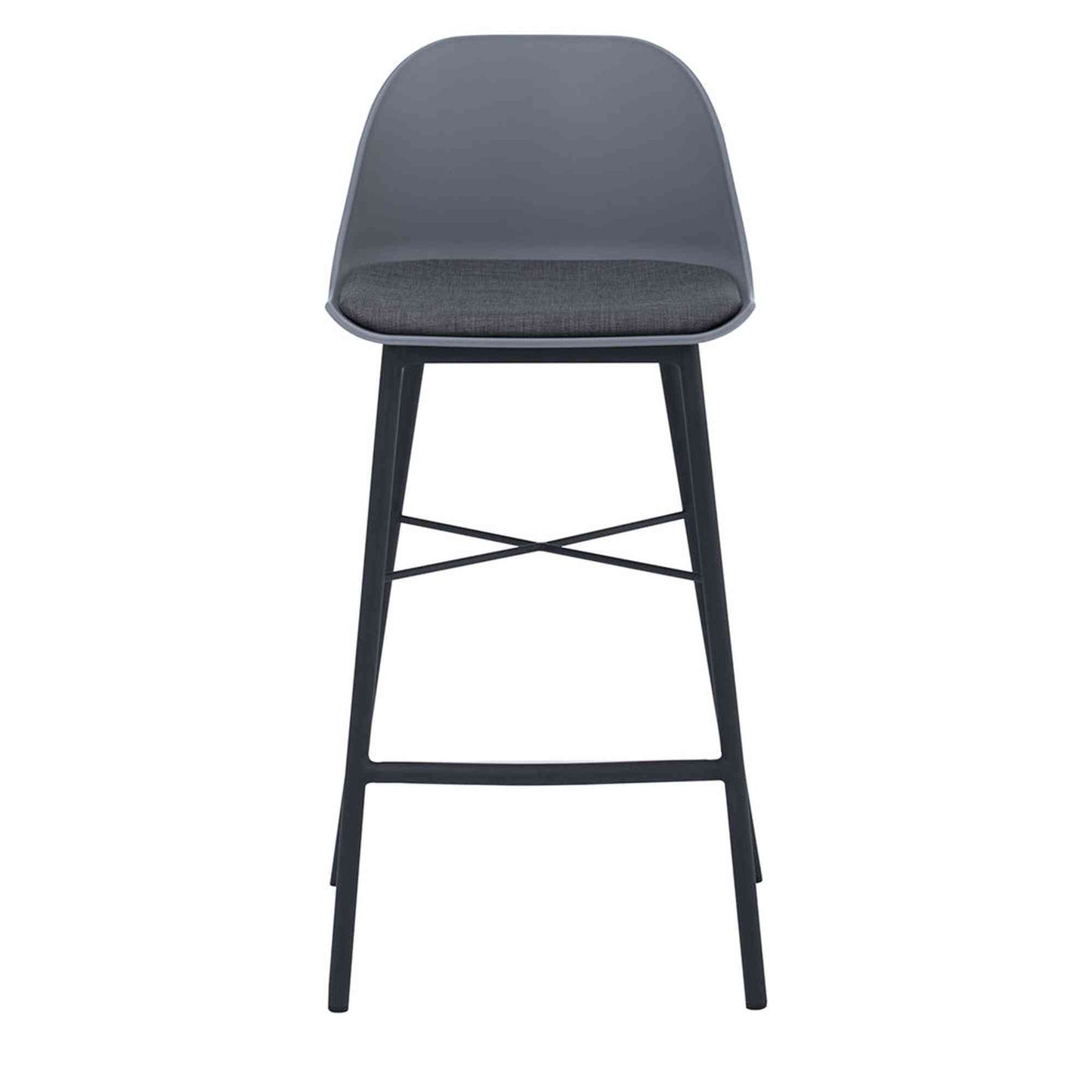 LAXMI Counter Stool - Grey & Black