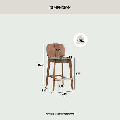 Cora Counter Stool - Black