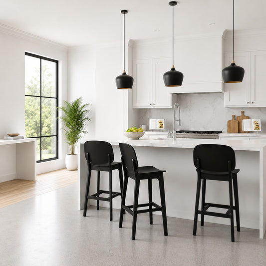 Cora Counter Stool - Black