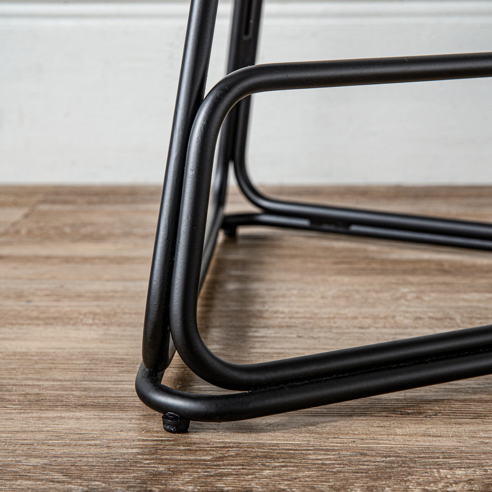 Tivona Counter Stool - Walnut & Black