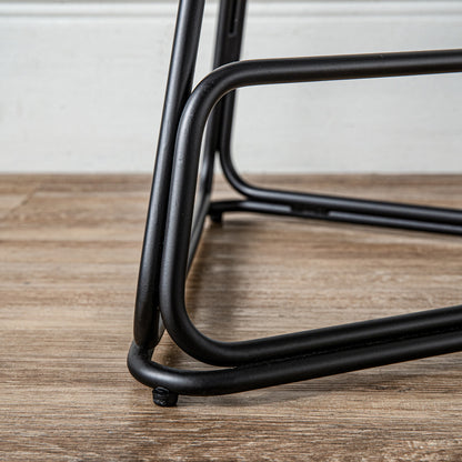 Tivona Counter Stool - Walnut & Black