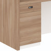 KNOX Reception Desk 180cm Left Panel - Oak