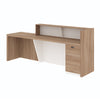 KNOX  Reception Desk 180cm Right Panel - Oak