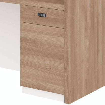 KNOX  Reception Desk 180cm Right Panel - Oak