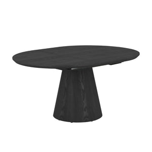 BLAINE Extendable Dining Table 1.2-1.6M - Black