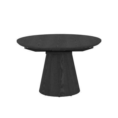 BLAINE Extendable Dining Table 1.2-1.6M - Black