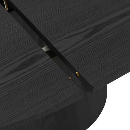 BLAINE Extendable Dining Table 1.2-1.6M - Black