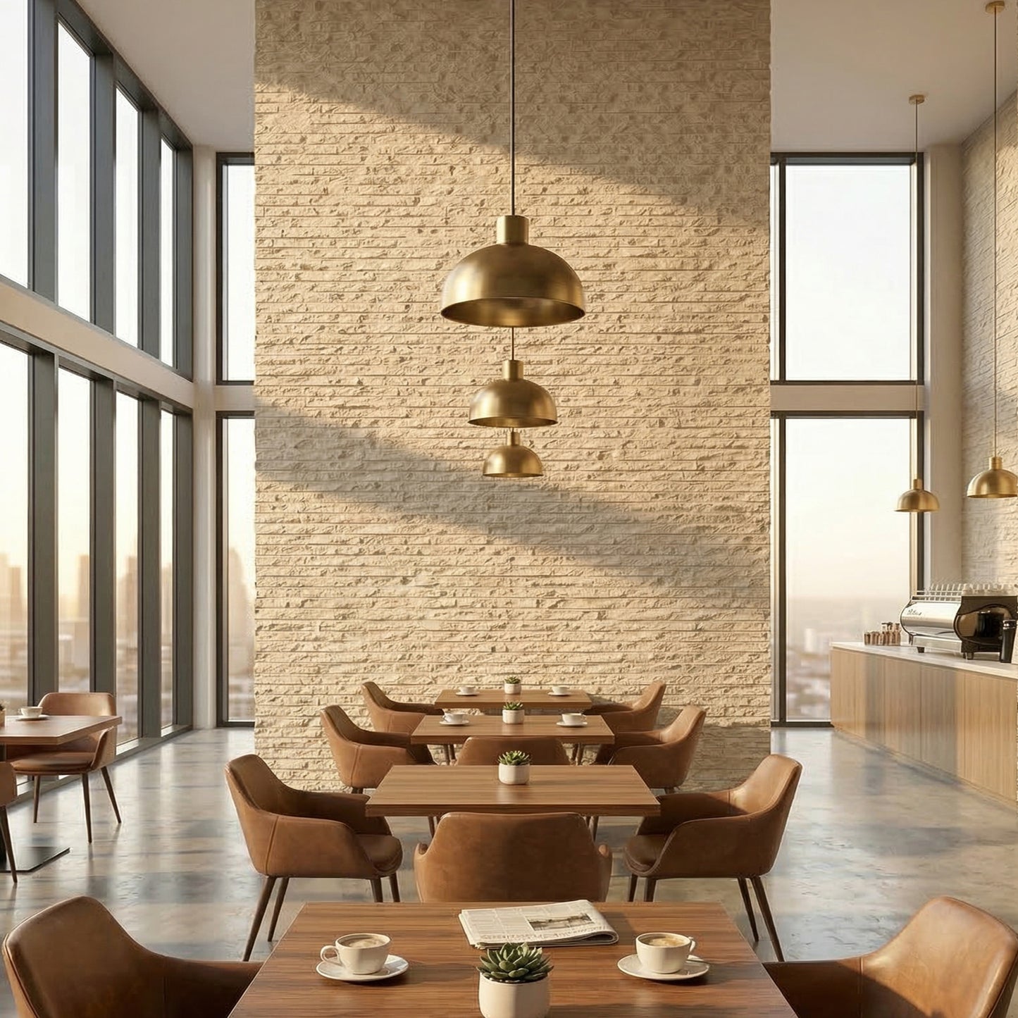 WOODFLEX FLEXIBLE SOFT STONE PANEL - ROUGH LINE White - 1200 x 600mm