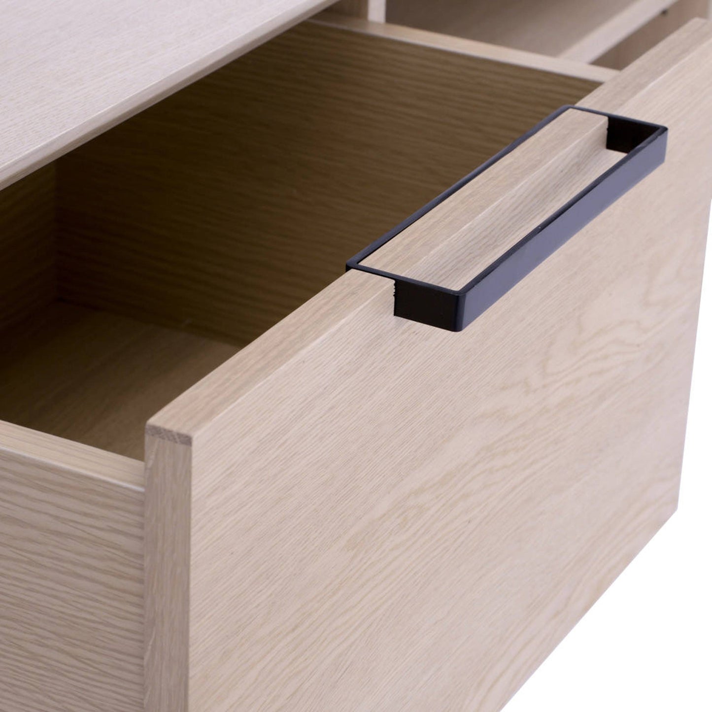 NEATH Entertainment TV Unit 150cm - White Oak