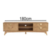 LOFTUS Entertainment TV Unit 180cm - Oak