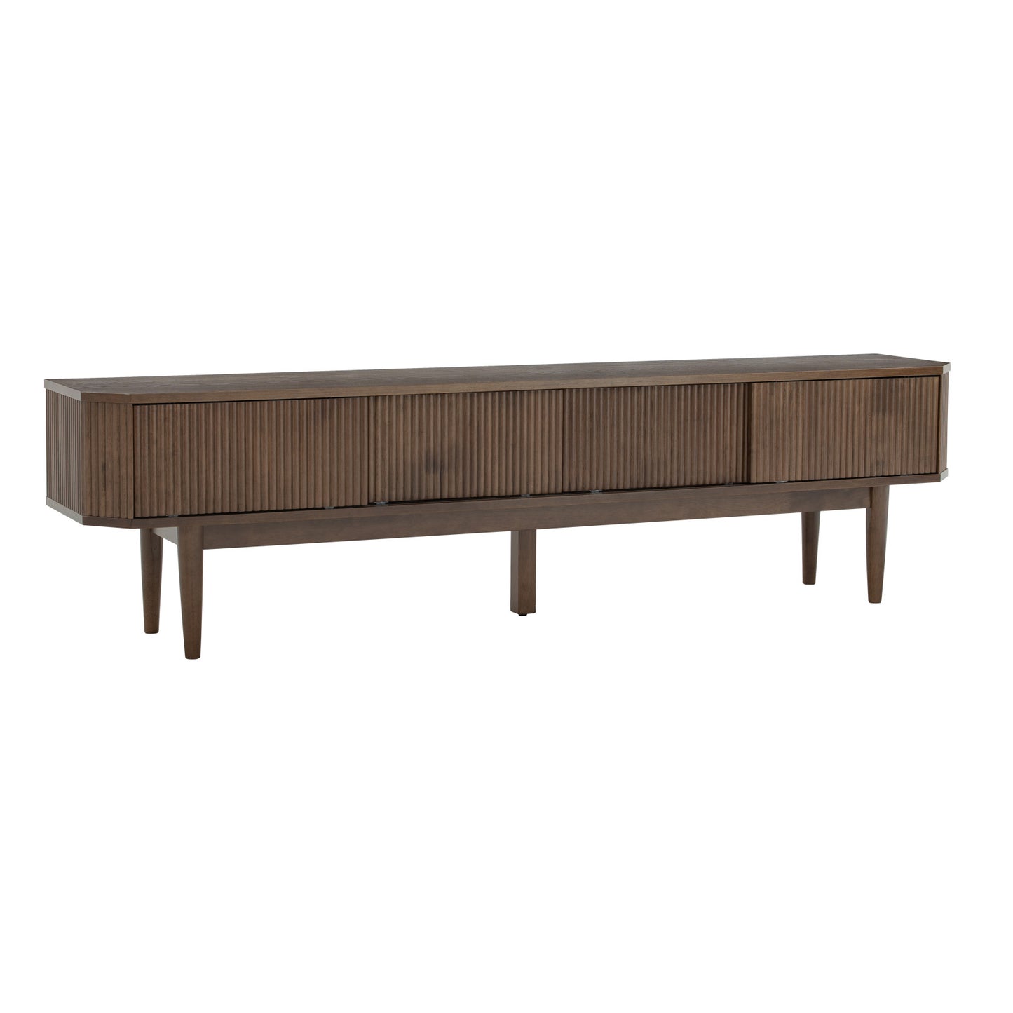 LUDLOW Entertainment TV Unit 200cm - Walnut