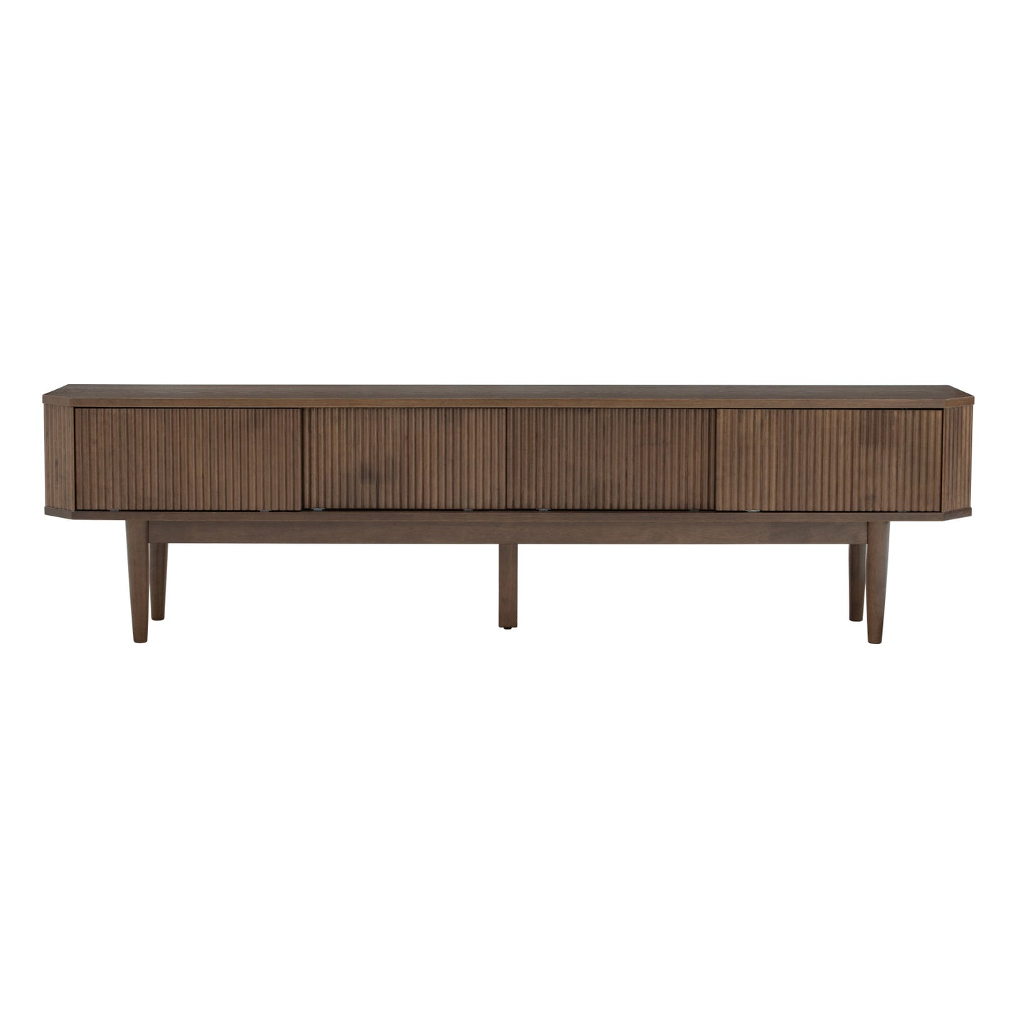 LUDLOW Entertainment TV Unit 200cm - Walnut