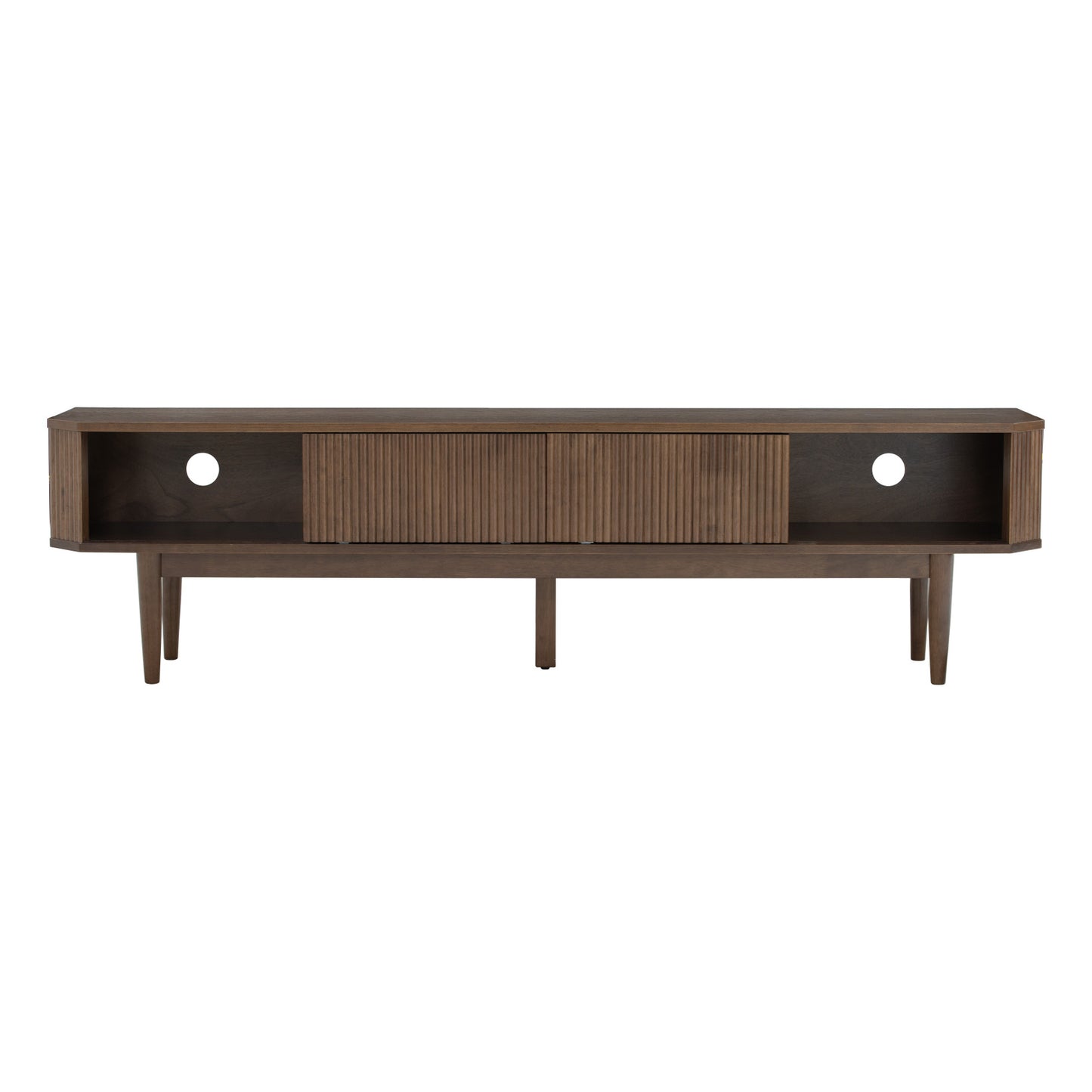 LUDLOW Entertainment TV Unit 200cm - Walnut