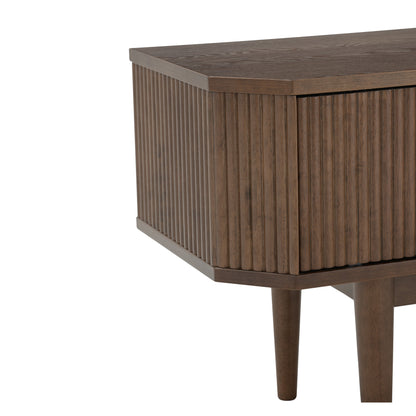LUDLOW Entertainment TV Unit 200cm - Walnut