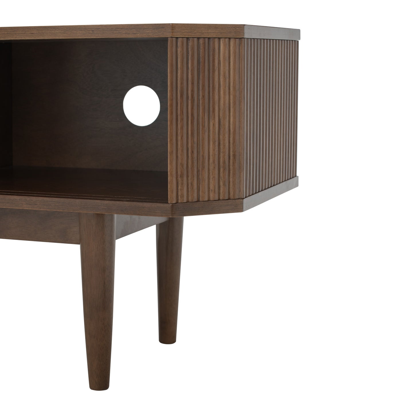 LUDLOW Entertainment TV Unit 200cm - Walnut