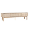 LUDLOW Entertainment TV Unit 200cm - White Wash Oak