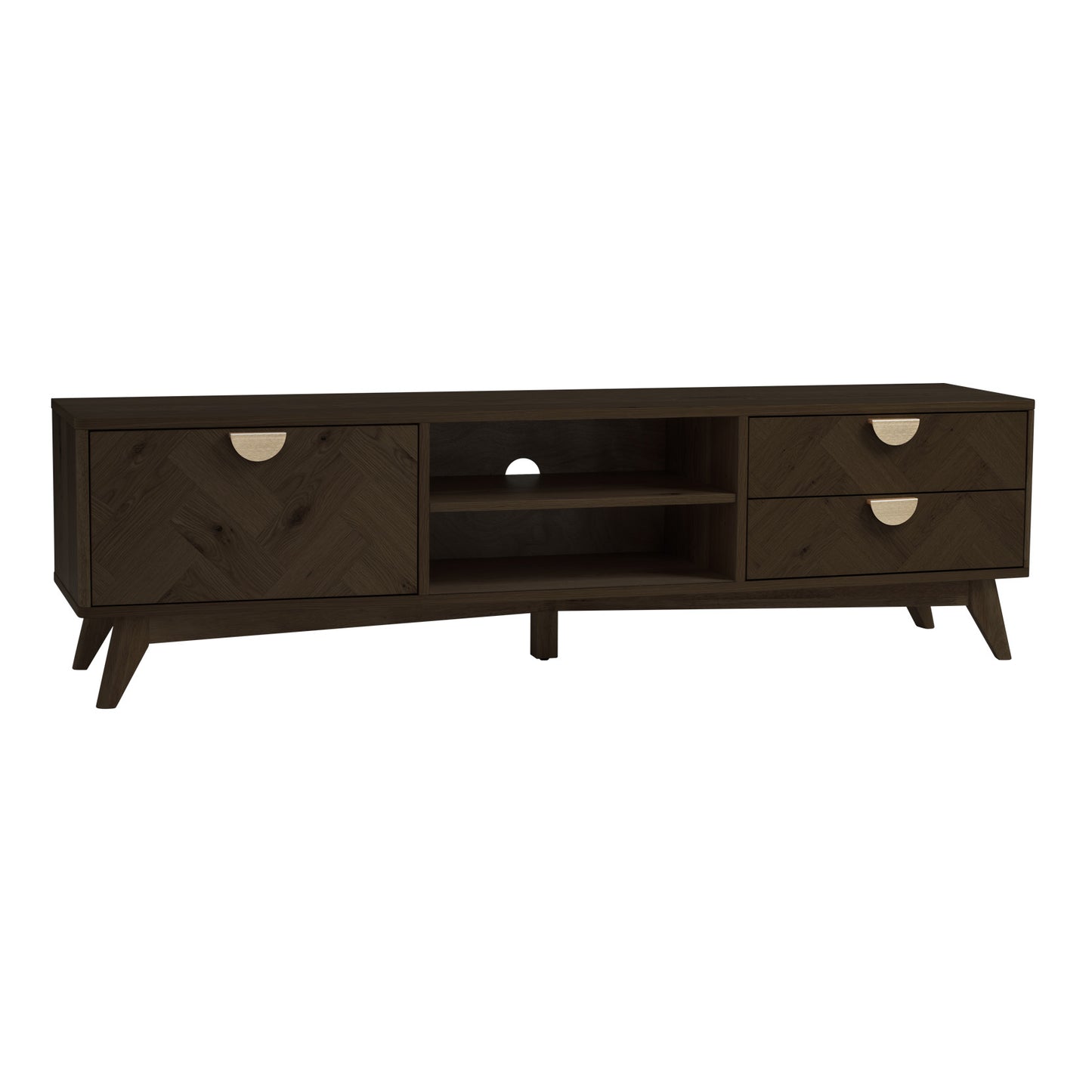LOFTUS Entertainment TV Unit 180cm - Walnut