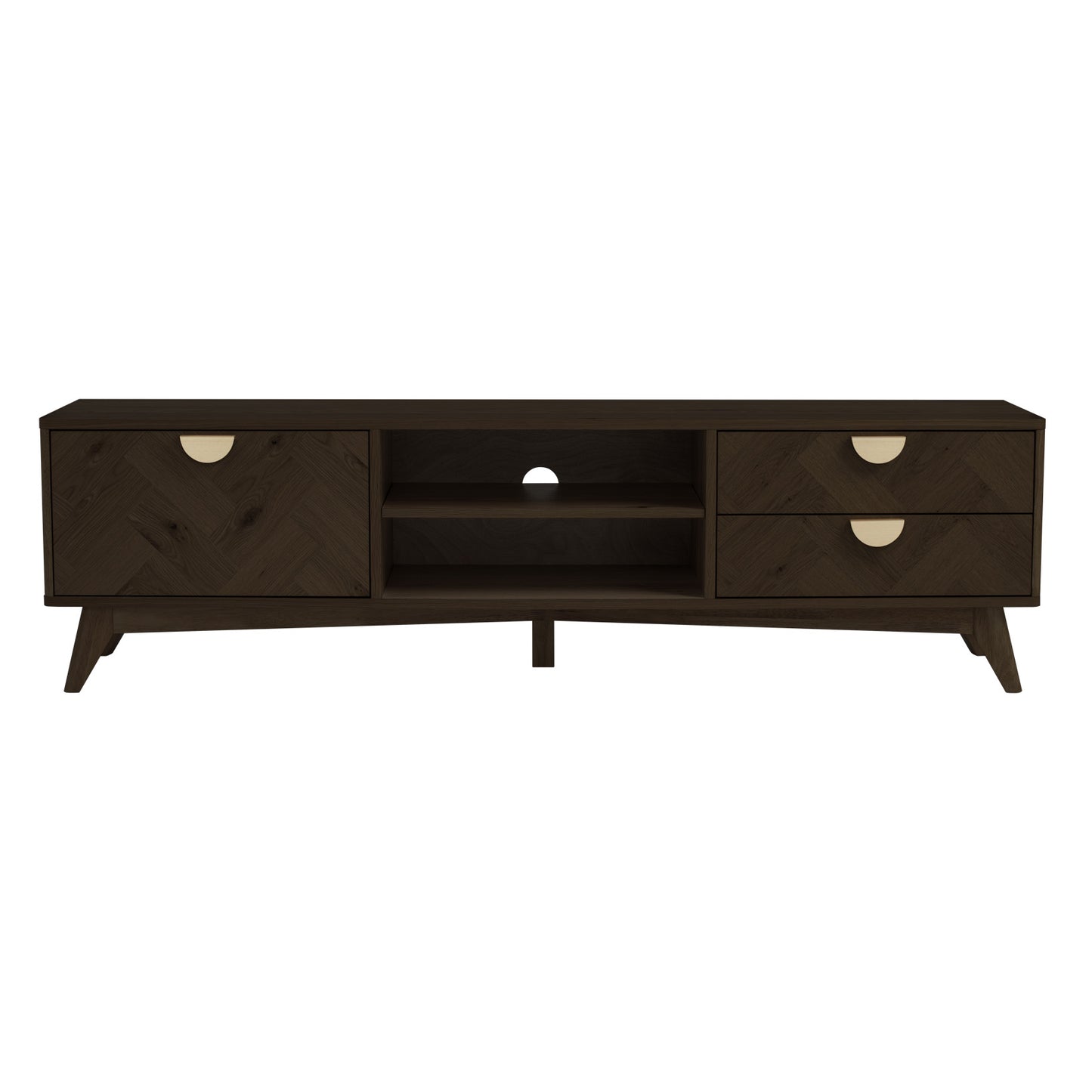 LOFTUS Entertainment TV Unit 180cm - Walnut