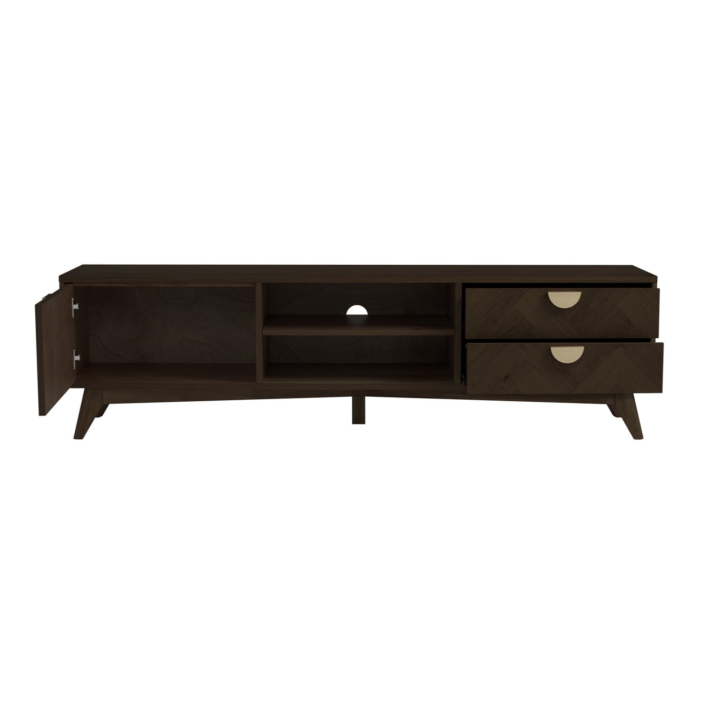 LOFTUS Entertainment TV Unit 180cm - Walnut