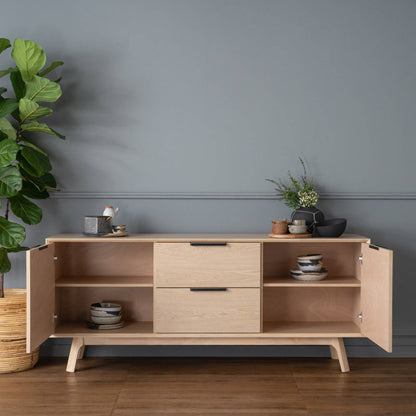 NEATH SIDEBOARD 180cm - White Oak