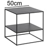 PEBBLE Coffee Table 50x50cm - Black