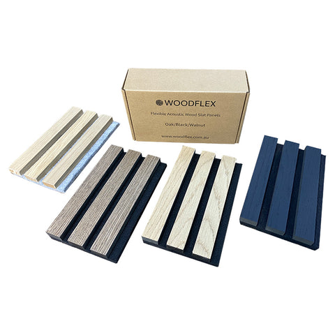 WOODFLEX Acoustics - 4pc Sample Box Set