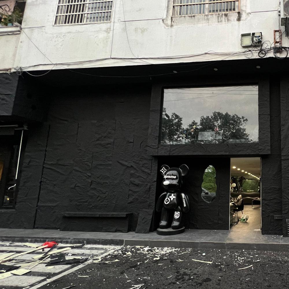 WOODFLEX PU STONE PANEL - STONE SKIN Black - 2400 x 600mm